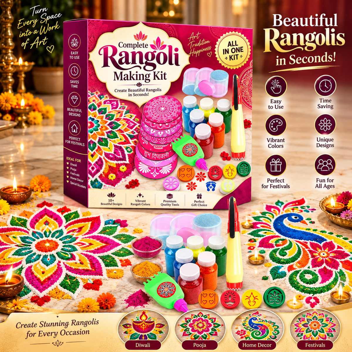 Rangoli Making Kit ✨